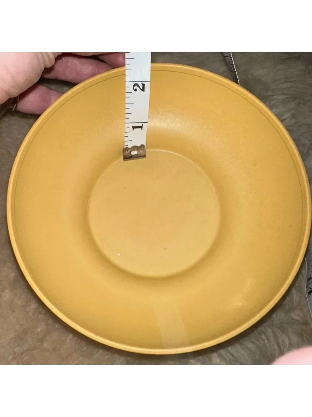 Vintage 1970s Tupperware Set of 7 Harvest Gold Cereal Salad Bowls #890-12 MCM